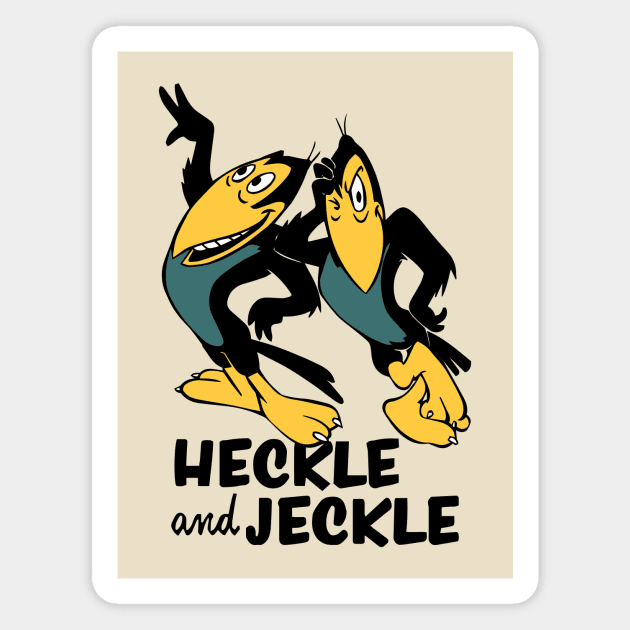 Heckle and Jeckle - Old Cartoon Magnet by kareemik